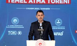 Bakan Kurum afet konutlarının temelini köylülerle birlikte attı!