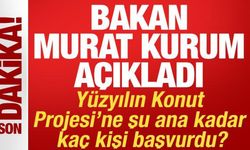 Bakan Kurum, Sosyal konuta başvuranların sayısını açıkladı