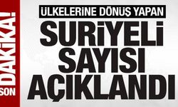 Bakan Yerlikaya: 2016'dan beri toplam 1 milyon 290 bin Suriyeli vatanına geri döndü