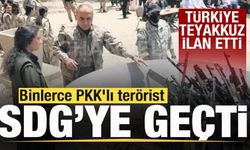 Binlerce PKK'lı terörist SDG'ye geçti! Türkiye teyakkuz ilan etti