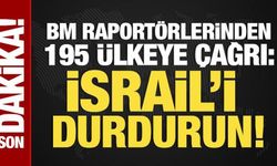 BM raportörlerinden 195 ülkeye çağrı: İsrail'i durdurun!
