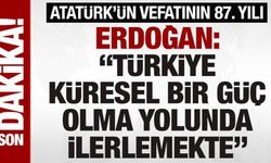 Cumhurbaşkanı Erdoğan ve devlet erkanı Anıtkabir'de: Atatürk'ün vefatının 87. yılı...