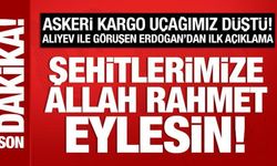 Cumhurbaşkanı Erdoğan'dan düşen kargo uçağıyla ilgili açıklama