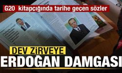 Dev zirveye Erdoğan damgası! G20 kitapçığında tarihe geçen sözler