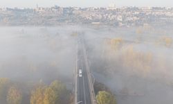 Diyarbakır sis denizinde kayboldu