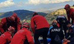 Doğa yürüyüşü kabusa döndü! Yaralı dağcı askeri helikopterle kurtarıldı