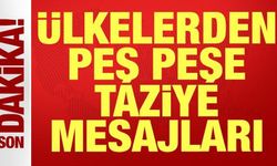 Düşen askeri uçağımız için ülkelerden peş peşe taziye mesajları!