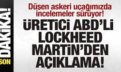 Düşen askeri uçağımızda incelemeler sürüyor! Lockheed Martin'den son dakika açıklaması