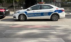 Ekip arabasını yaya yoluna çeken polis memuruna trafik cezası