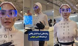 İran'da teknoloji fuarında 'çakma robot' sergilediler! Sosyal medyada alay konusu old