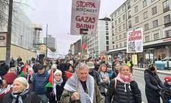 İsveç'te, Gazze'deki ateşkesi ihlal eden İsrail'e karşı protesto