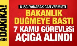 Kocaeli'nin Dilovası ilçesindeki yangın sonrası 7 kamu görevlisi açığa alındı