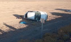 Kontrolden çıkan otomobil takla attı: 6 yaralı