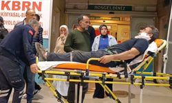 Korkunç kaza! Demir parçası yüzüne saplandı