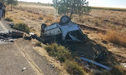 Mardin'de feci kaza: Otomobiller kafa kafaya çarpıştı, 1'i ağır, 6 yaralı