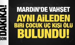 Mardin'de vahşet! Aynı aileden 3 kişi ölü bulundu!
