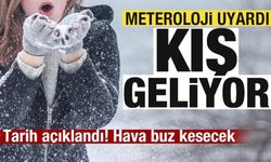 Meteoroloji uyardı! Kış geliyor! Buz kesecek! Şiddetli olacak