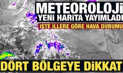 Meteoroloji'den dört bölgeye sağanak yağmur uyarısı