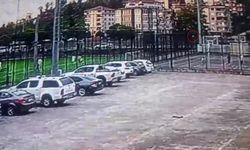 Rize'de bir futbolcu gol atmak isterken yanlışlıkla basket attı