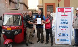 Sadakataşı ve Avusturya İHA kurumları Lübnan'a yardım ulaştırdı