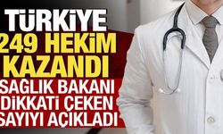 Sağlık Bakanı Memişoğlu açıkladı: 412 hekim yurt dışına gitti, 249'u döndü