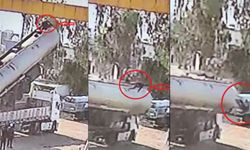Şırnak'ta tanker değişimi sırasında vinç halatı koptu: 2 yaralı
