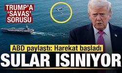 Son dakika: ABD'den filo paylaşımı! Harekat başladı! Trump'a 'Savaş' sorusu!