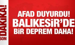Son Dakika: Balıkesir'de korkutan deprem!