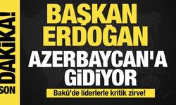 Son dakika...Cumhurbaşkanı Erdoğan Azerbaycan'a gidiyor!