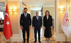 Türkiye Güreş Federasyonu Başkanı Akgül, Bakan Bak'ı ziyaret etti