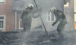 Ümraniye'de iş yeri deposunda yangın