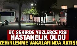 Zehirlenme vakalarında artış! Üç şehirde 376 kişi hastanelik oldu