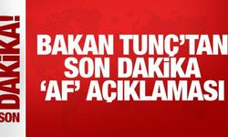 Bakan Tunç'tan açıklama: Kovid düzenlemesi bir af değildir