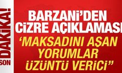 Barzani'den 'Cizre' açıklaması: Maksadını aşan arzu edilmeyen yorumlar atıldı