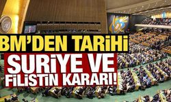 BM'den tarihi Suriye ve Filistin kararı!