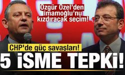 CHP'de güç savaşları! Özgür Özel'den İmamoğlu'nu kızdıracak hamle! 5 isme tepki