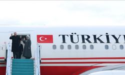 Cumhurbaşkanı Erdoğan Türkmenistan'a geldi
