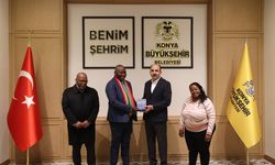 Güney Afrika Yerel Yönetimler Birliği Başkanı Stofile, Başkan Altay'ı ziyaret etti