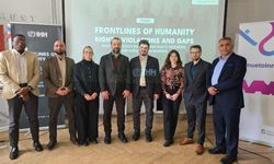 İHH'dan Cenevre'deki Birleşmiş Milletler Genel Merkez Binası önünde basın açıklaması