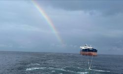 Karadeniz'de vurulan gemi İstanbul açıklarında