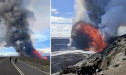 Kilauea Yanardağı yeniden patladı