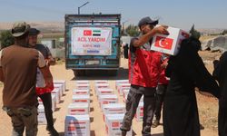Sadakataşı Suriye'de 4 bin aileye gıda kolisi ulaştırdı