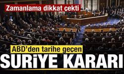 Son dakika: ABD'den tarihi Suriye kararı! Kongre onayladı! Zamanlama dikkat çekti