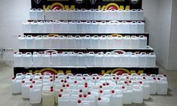 Adana'da 1865 Litre Kaçak Etil Alkol Ele Geçirildi