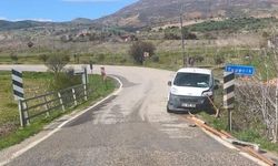 Adıyaman'da Köprü Demirlerine Çarpan Araçta Sürücü Yaralandı