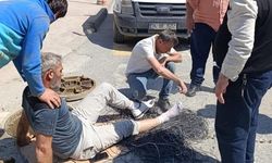 Akyazı'da Servis Aracının Çarptığı Telekom Çalışanı Yaralandı