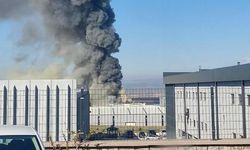 Ankara Sincan'da Boya Fabrikasında Yangın Çıktı