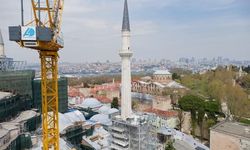 Ayasofya'nın Kuzeydoğu Minaresinde Restorasyon Çalışmaları Sona Erdi