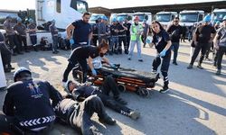 Aydın'da 112 Ekipleri Yangın ve İş Kazası Tatbikatını Gerçek Zannetti