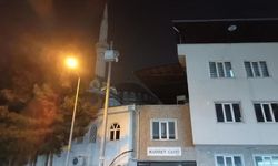 Batman'da Kudret Camii Minaresine Yıldırım Düştü